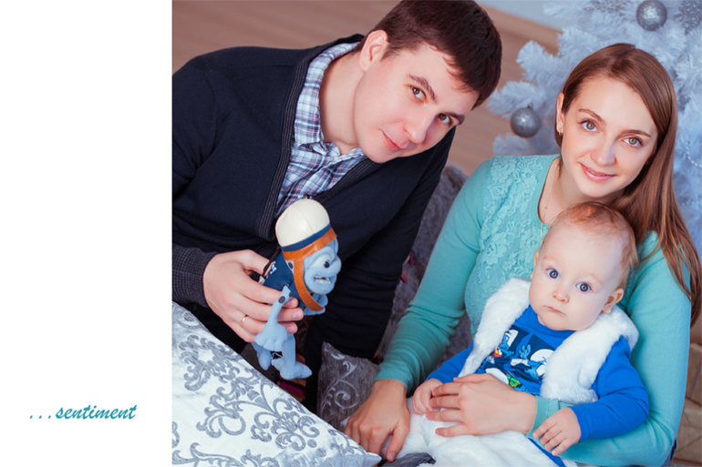 Уже весна, а зима не сдаётся)) Семейная фотосессия.