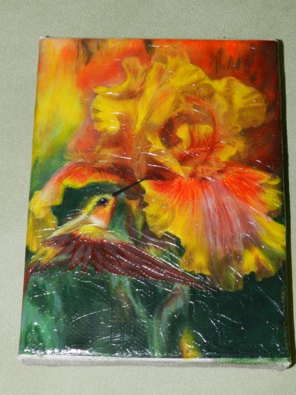 Панно "Колибри" и "Тюльпаны"