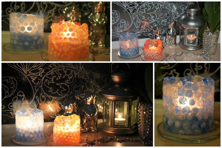 День 28. Ледяной подсвечник.