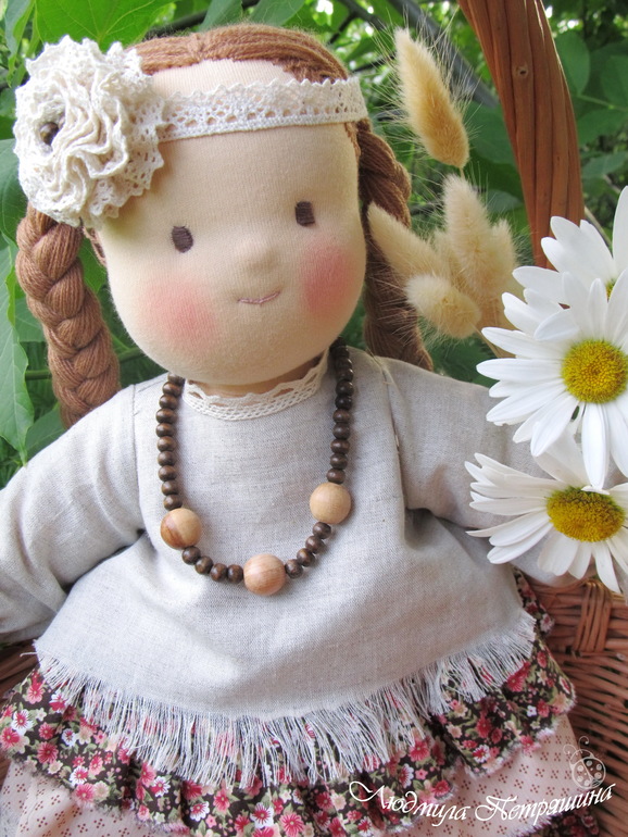 Вальдорфская кукла в стиле Бохо