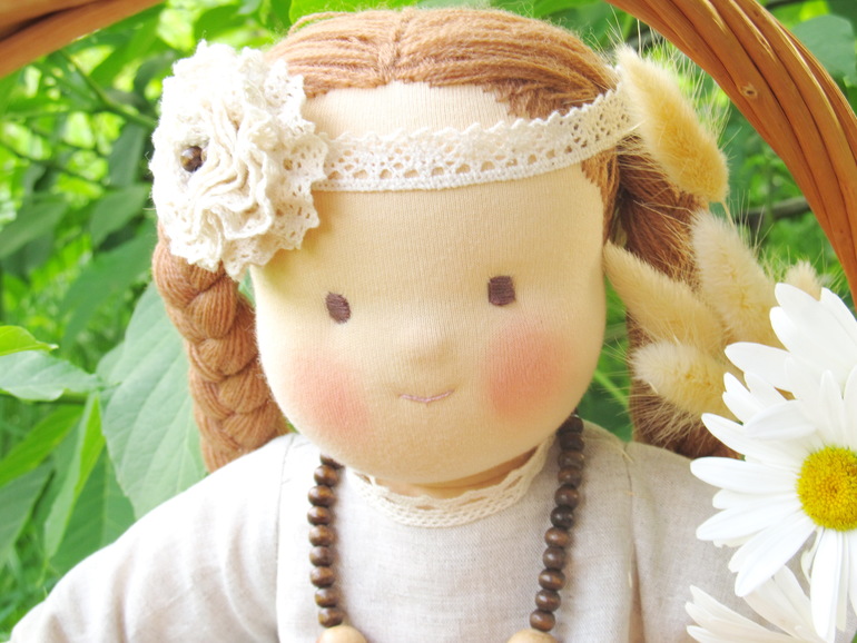 Вальдорфская кукла в стиле Бохо