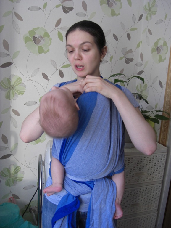 Продаю слинг-шарф Эстетика Светлый Джинс длинная 7