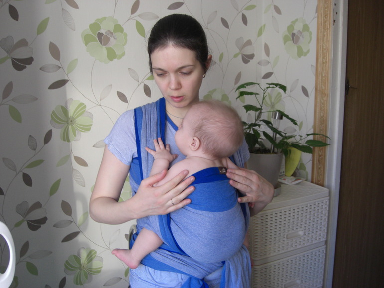 Продаю слинг-шарф Эстетика Светлый Джинс длинная 7