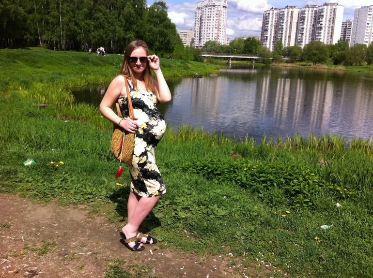 Пузо в 34 недели