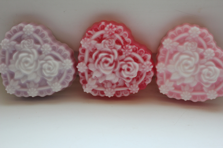 Мыло ручной работы ко дню Святого Валентина