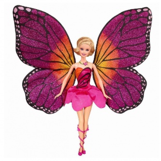 Кукла Barbie Марипоса, Рапунцель с волшебными воло