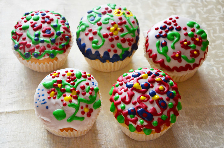 Пасхальные куличики.