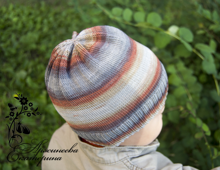 Хлопковая шапочка для мальчика на заказ всего за 1 день.