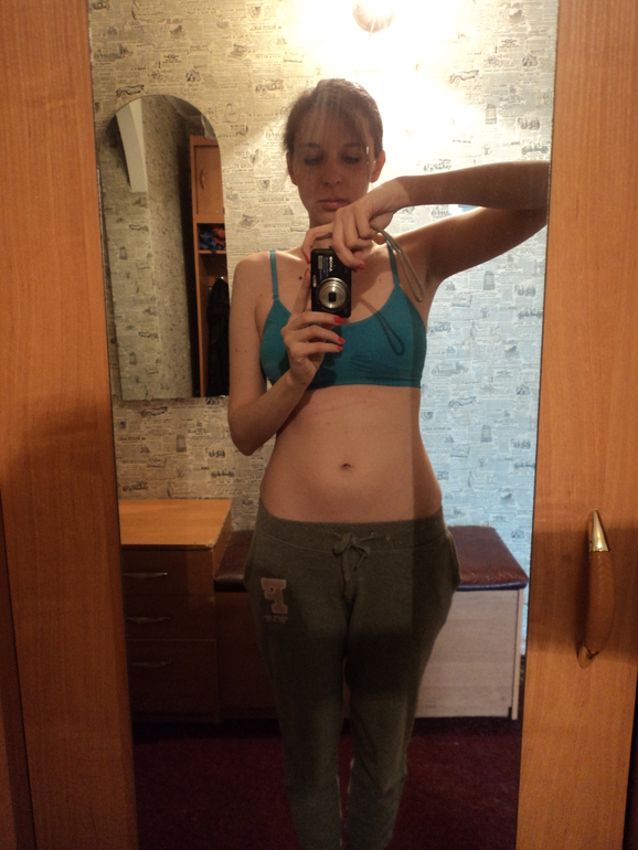 Живот на 13ой недельке!