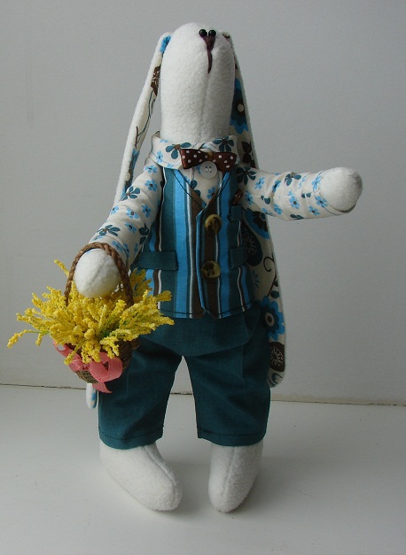 ЗАЙКИ ВЕСЕННИЕ С МИМОЗАМИ!!!