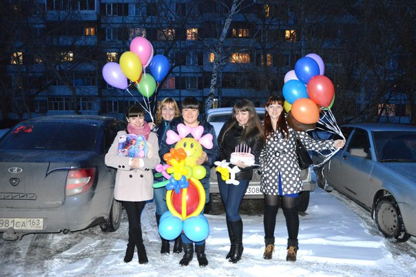 Фото с Дня Рождения дочурки от волонтеров "ТлТ-Вместе"