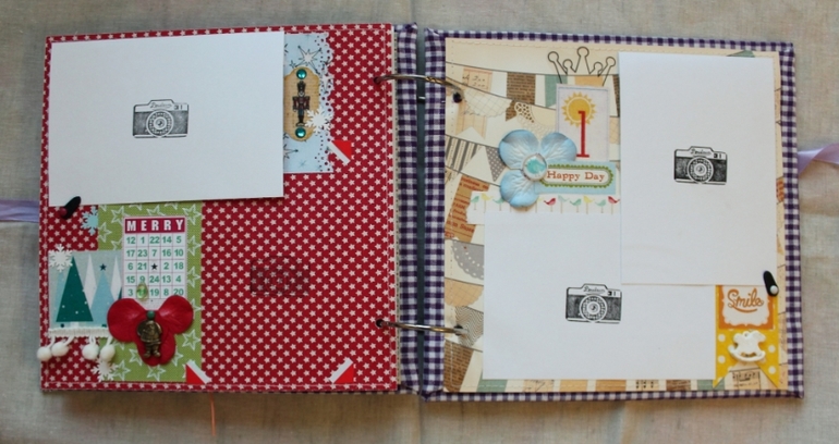 Малышковый сиреневый альбом.