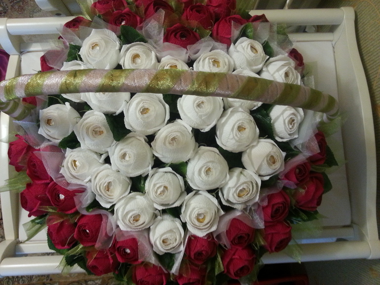 Корзина роз