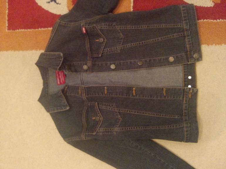 Джинсовая куртка, бу, 44 размер, 500 руб