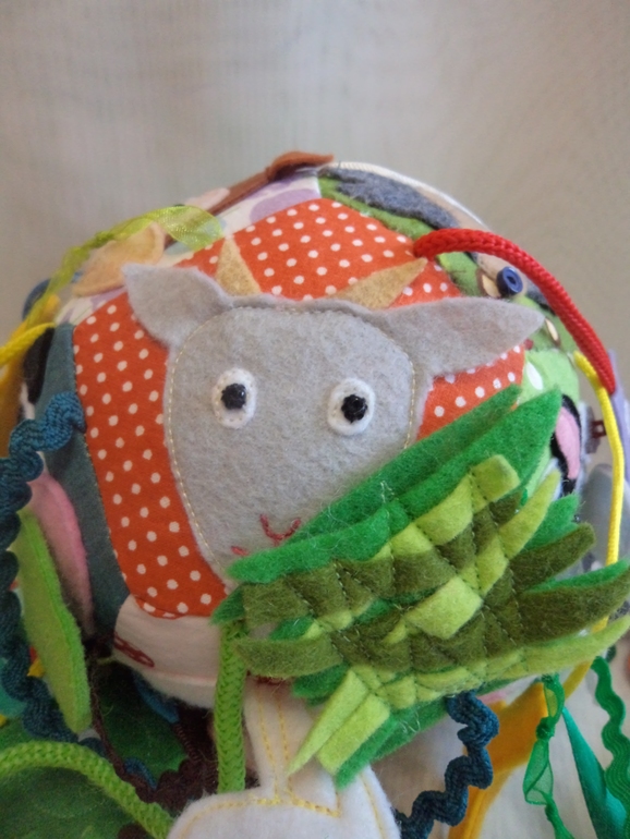 Развивающий мячик "Кто что ест"