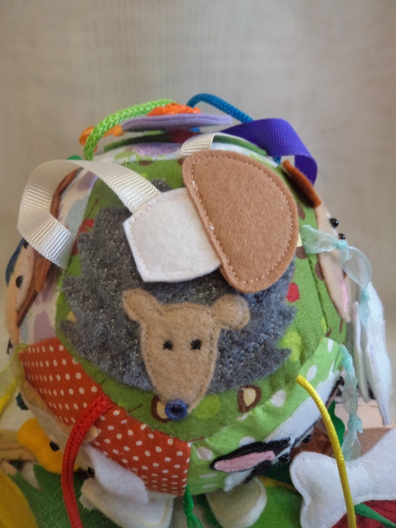 Развивающий мячик "Кто что ест"