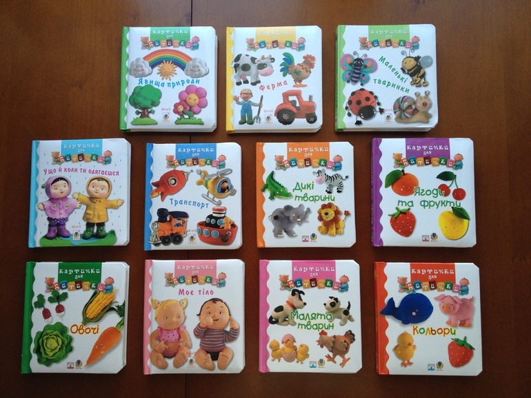 Наши книжечки в 10 месяцев (на украинском)
