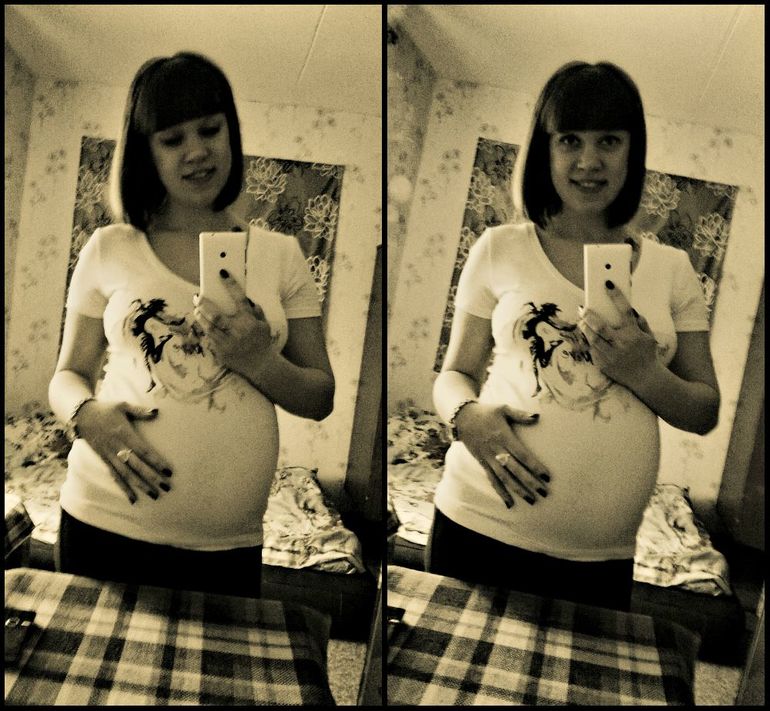 вот такие мы в 27 недель))