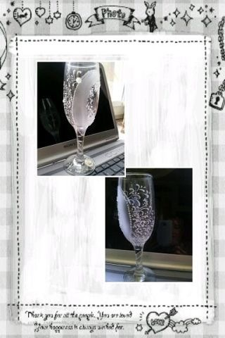 Свадебные бокалы и бутылки