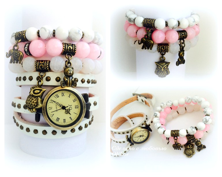 Сет с часами "Нежный"