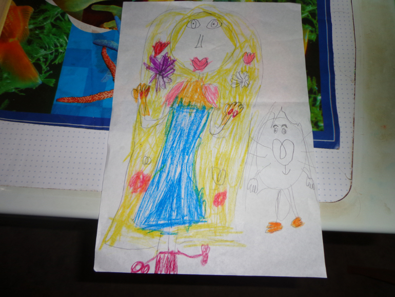 Рисование солью