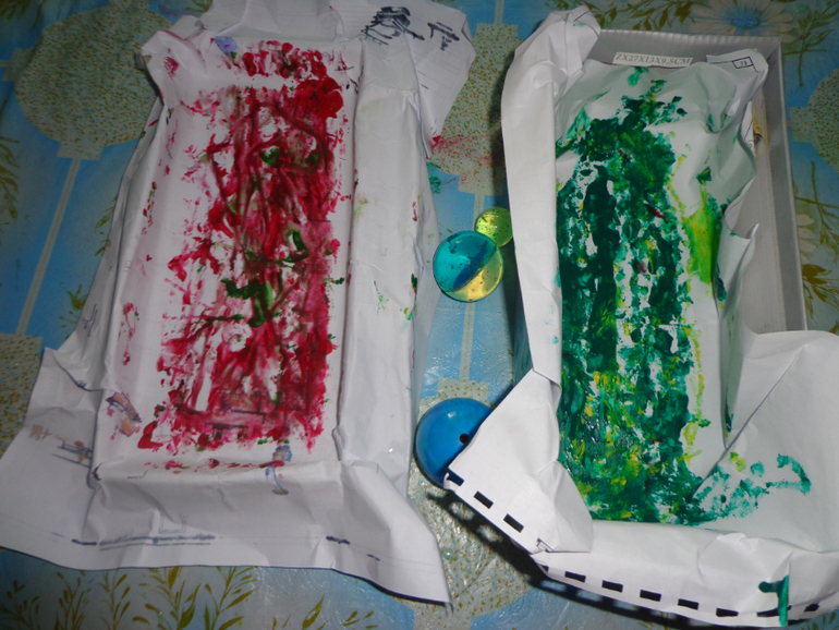 Рисование мячиками