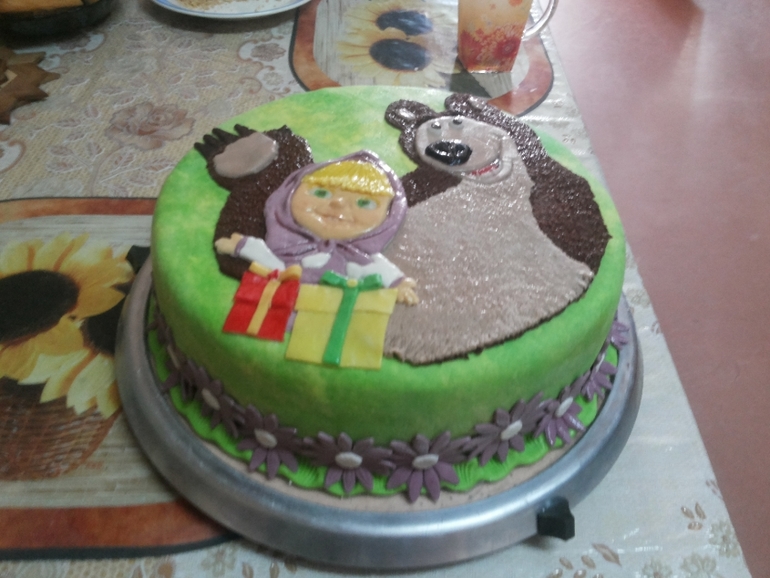 Тортик для любимого крестника.