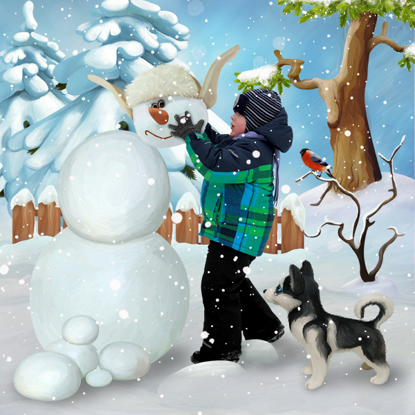 Winter games at the Nort Pole by Angi Designs