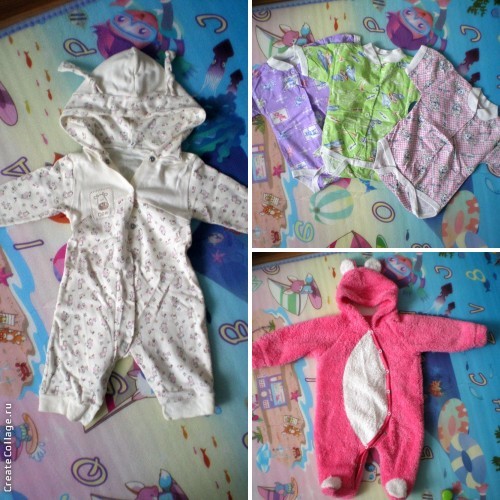 Вещи для девочки от 0 до 6 мес. пакетом. Регион.