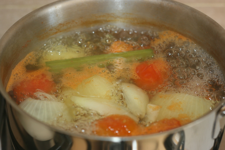 Ризотто с помидорками черри