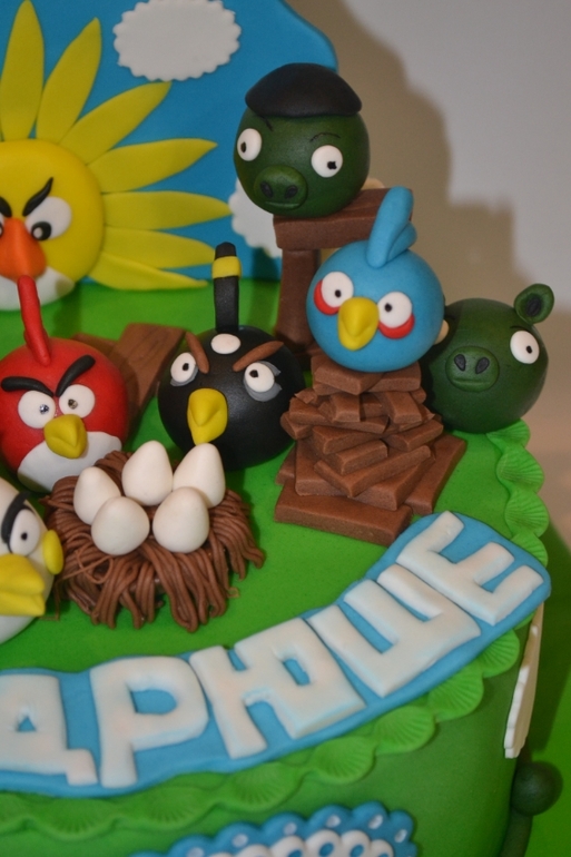Торт Злые птички