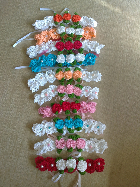 Авторские пинетки и повязки, на заказ,почта.