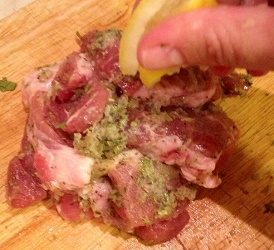 Свинина в конверте.