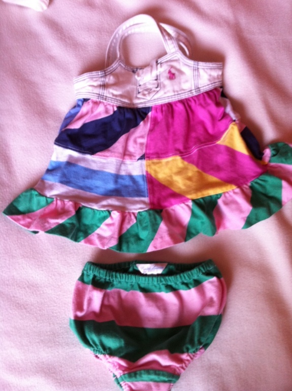 Ralph Lauren сарафан+песочник 6 мес