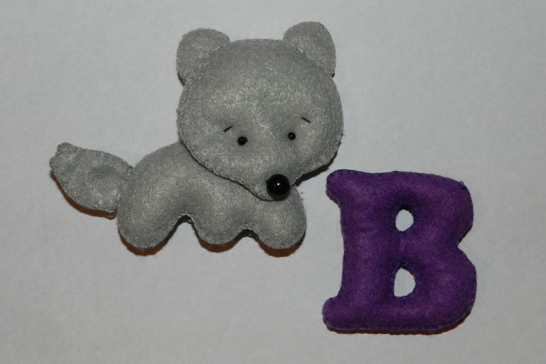 Алфавит из фетра с животными!