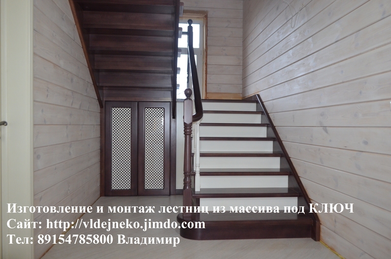 Лестницы из массива под Ключ