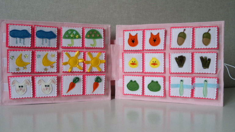 развивающая книжка "мемори"