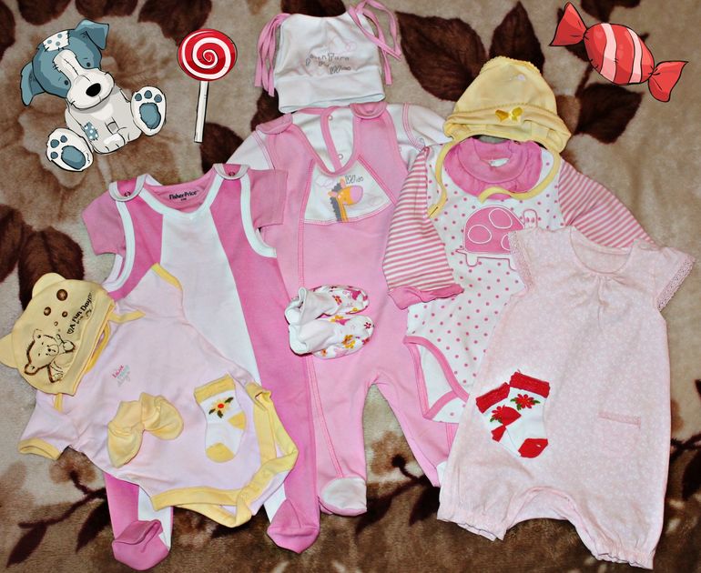 Наше приданое(вещички)!