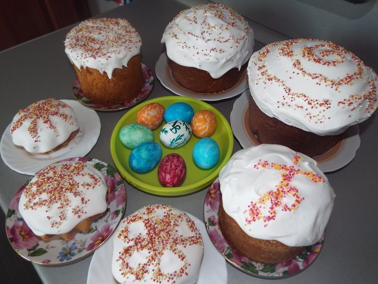 Куличи.Всех поздравляю Со Светлой ПАСХОЙ!!