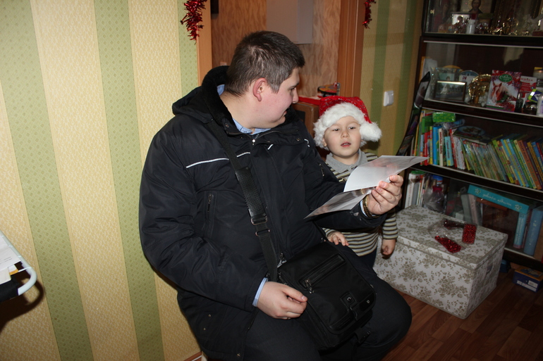 Адвент-календарь и письмо от дедушки Мороза!!!!!!