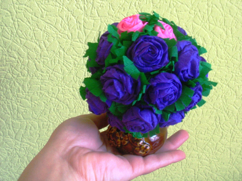 Маленький топиарчик "Весеннее настроение"