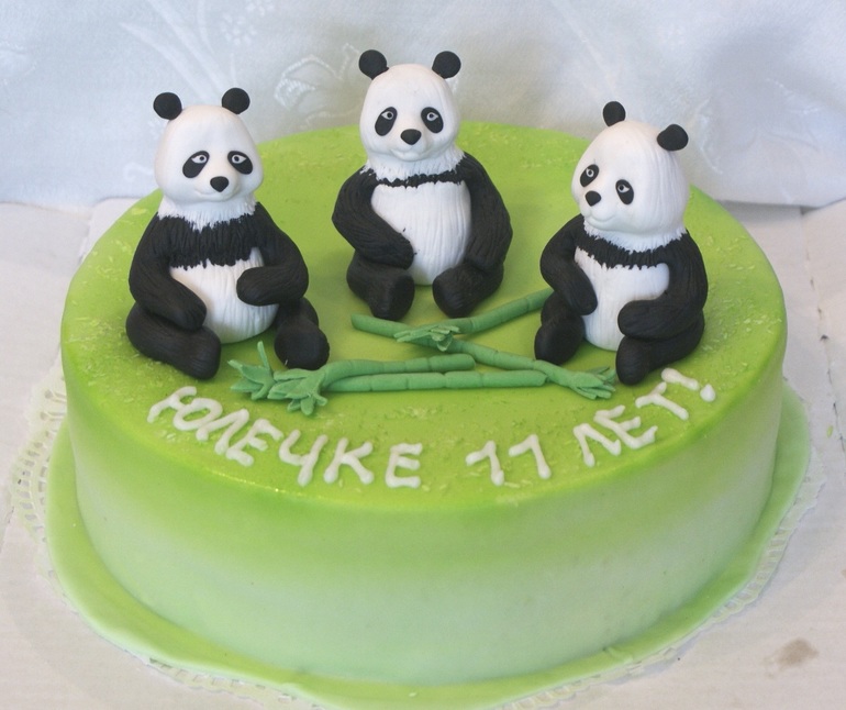 Тортик с пандами