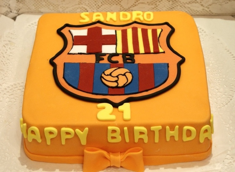 Торт фанату Барселоны