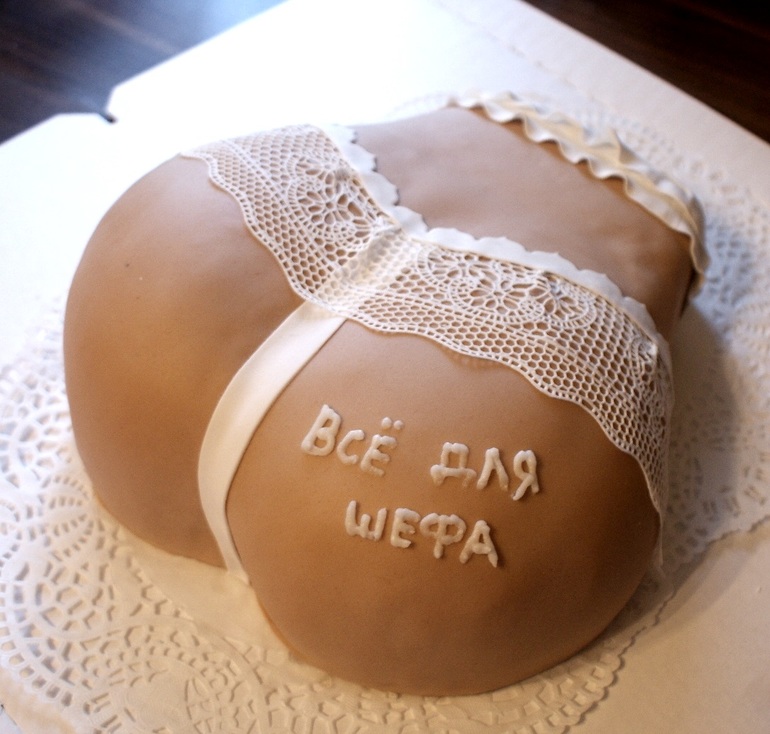 Торт на годовщину свадьбы,машинка и попа)