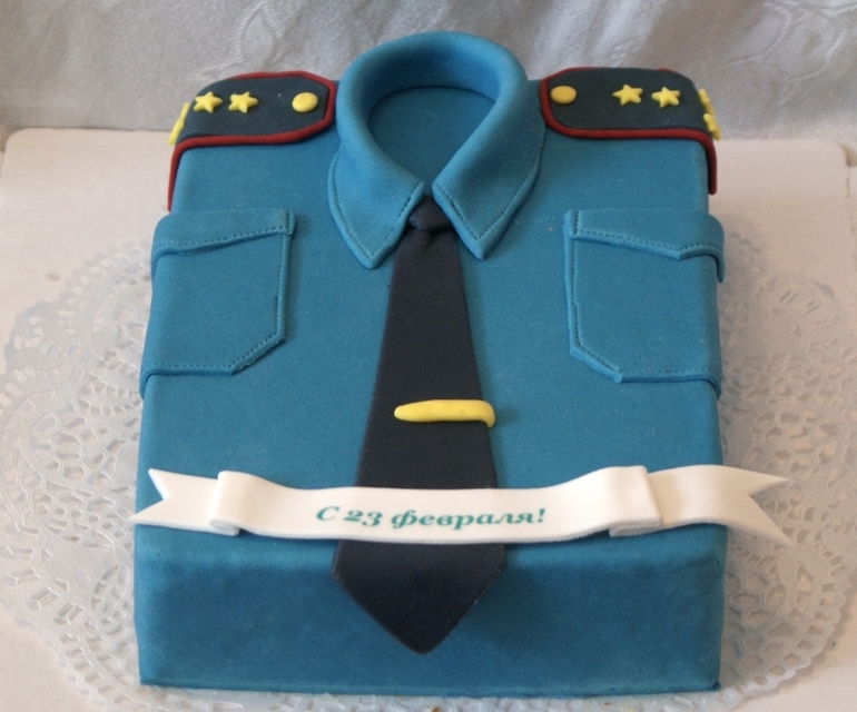 Тортики на 23 февраля