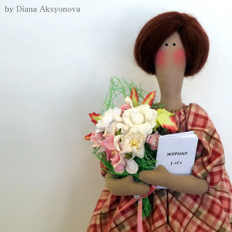 Выкройка куклы тильда учительница Выкройка куклы тильда учительница