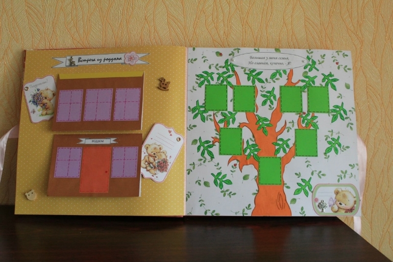 Альбом для малышки "Первый год жизни")