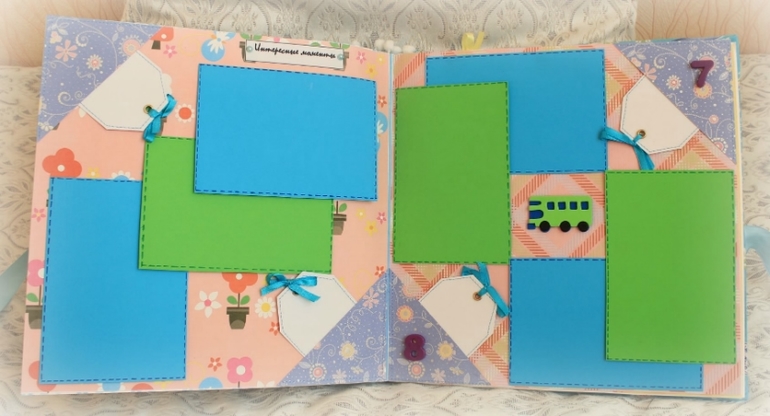 Фотоальбом первого года жизни для мальчика