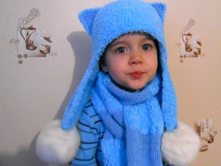 Тёплый комплектик для девочек