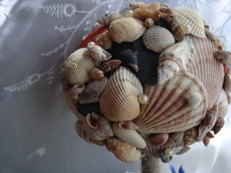 Морское настроение - топиарии и рамочка для фото